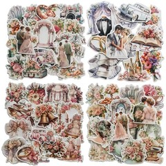 TIAMECH Wedding Lover Bride Couple Rings 2.76 x 3.94 inches,