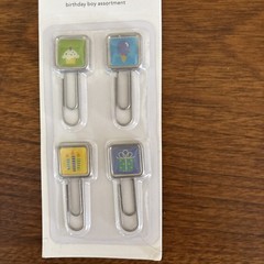 Doodlebug Cute Clips-Birthday Boy Assortment-Set of 4-Papercrafting-NEW