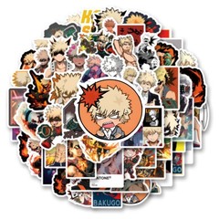 60pcs Classic Japanese Anime Sticker, Cute Cartoon Vinyl Waterproof Stickers …