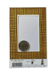 MINI HAPPY TRAILS PLAID Die-Cut “Frame Ups”FRAME(3.5”x4-3/4”)My Minds Eye•Travel