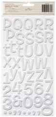 AC Foam Alphabet Stickers – Rootbeer Float, White, 92pcs