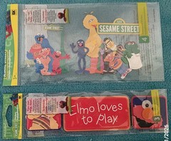 Lot of 8 Jolee’s Boutique EK Success Sesame Street Stickers Dimensional NEW (C11
