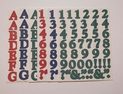 Creative Memories Stickers Sheets ~ABC 123 Alphabet~ You Choose~ Brand New