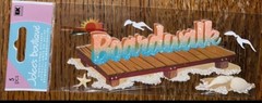 VERY RARE Jolees Boardwalk Title Beach Sea Gulls Shells Sun Star Fish Stickers