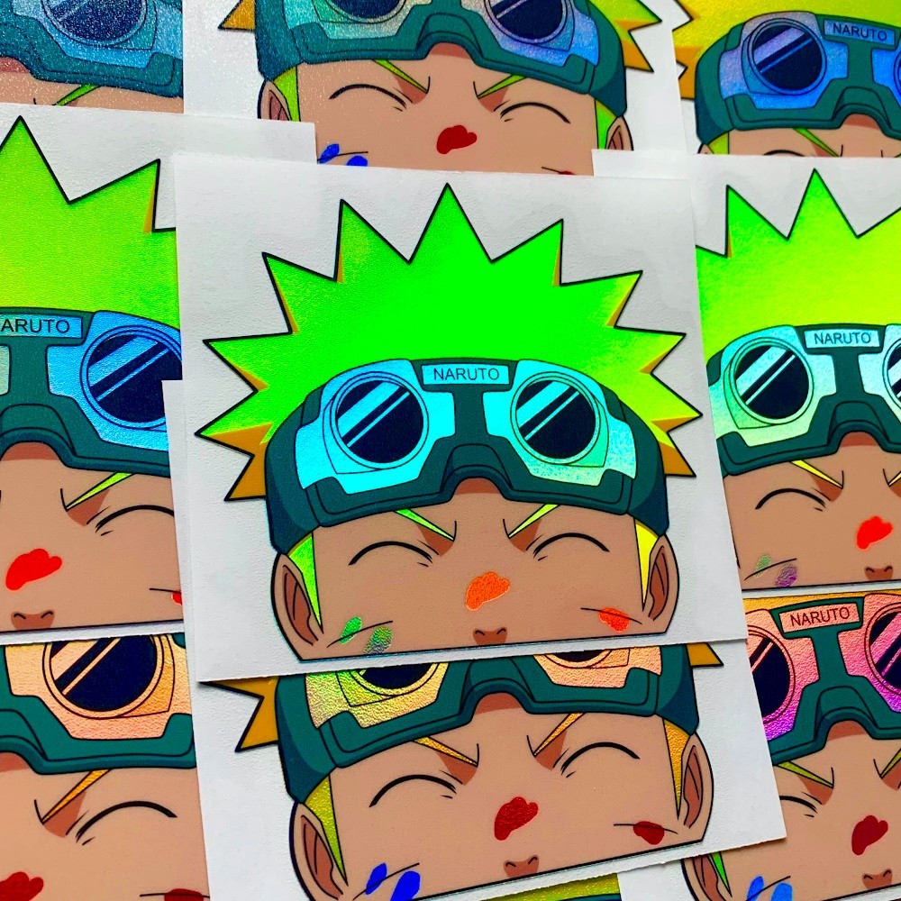 NARUTO HOLO PEEKER DECAL NARUTO SHIPPUDEN ANIME CAR STICKER DECAL