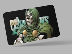 DOOMSDAY , 2 pc credit card skin & DEBIT CARD,TROLLEY & GYM