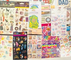 979 Stickers Butterfly Seal Life Rainbow Stars Happy Face Flower Mix Themes