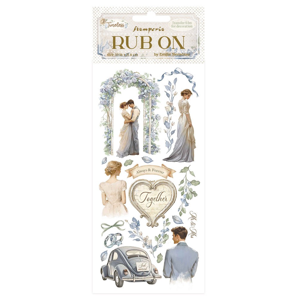 Stamperia Rub-on – Timeless Wedding, DFLRB162