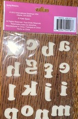 Studio18 Spring Blossom Alphabet Alphas Letters Scrapbook Stickers 26pcs Flowers
