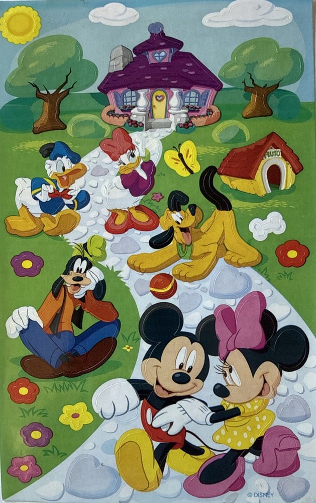 MICKEY & FRIENDS Stickers (22pc)Disney•Minnie•Goofy•Donald Duck•Sun•Card Making•