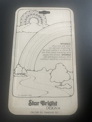 Vintage Prismatic Sparkle Red Heart Stickers New In Package 1981 Star Bright