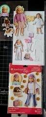 American Girl Crafts Sticker Lot Ek Success Brands Doll Scrapbook Mixed Lot Fun