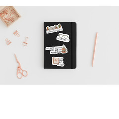 Bookish / Book Lovers / Reading / Book / Kindle Stickers Vinyl Stickers – 24 pcs