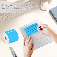 3 x 5 Inch Rectangle Color Coding Label Stickers, 1200pcs Assorted Color Movi