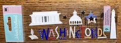 JOLEES WASHINGTON DC Title WHITE HOUSE US CAPITOL Scrapbook Stickers Monument