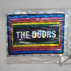 VINTAGE 1980’s THE DOORS MUSIC BAND HOLOGRAPHIC PRISIM STICKER NEW OLD STOCK