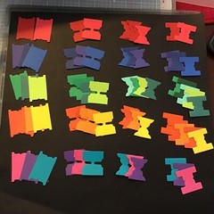 Page Tabs 4 Designs/Shapes Die Cuts 20 pcs Choose Color