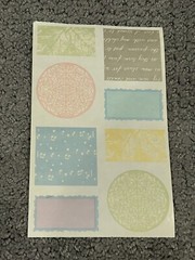 Mrs. Grossman’s Stickers Vellum Medallions Labels,seals new 3 sheets #1
