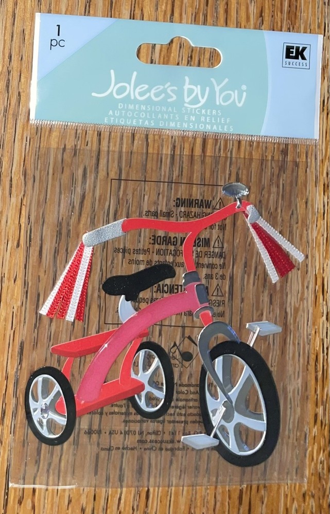 RARE JOLEES RED TRICYCLE Steamers 3 WHEEL BIKE BICYCLE TODDLER KIDS RIDE ON TOY