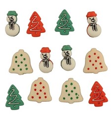 Buttons Galore 50+ Assorted Christmas Theme Buttons for Sewing & Crafts