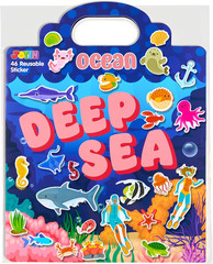 Mermaid Dress-Up Reusable Sticker Book for Toddlers, 3D Sticker Book for Kids 3