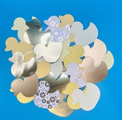 160+ Rubber Ducky Die Cuts 3 Sizes, 9 Styles