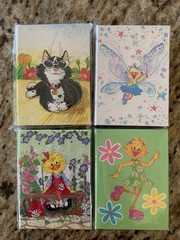 suzys zoo assortments of cards, stick’em, magnets, phone books, note pads, etc.