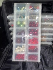Craft Mates Embellishments Beads 8 Lockables Organizers Junk Journal Craft Lot