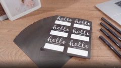 480 Name Tag Stickers with Black Marker – Perfect for Home, School, Office & Eve