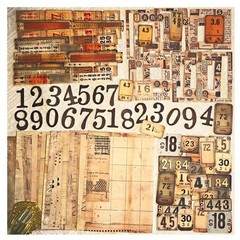 90Pcs Tag Label Scrapbook Stickers for Junk Journal Ephemera, PET Number Sticker
