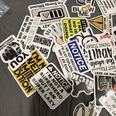 Lot Of 50+ Stickers Sarcasm Witty Rude Funny And More