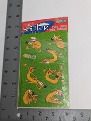 Vintage 1998 CatDog Stickers Nickelodeon Cartoons (Opened – 1 Full Sheet)