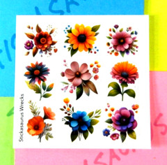 Micro Wild Flowers Mini Sticker Sheet