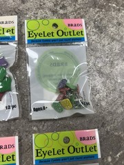 Eyelet Outlet Brads Lot of Christmas NEW 6 packs Card Making Scrapbooking