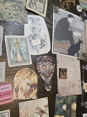 Storyteller Junk Journal Kit Paper Stickers Tags Book Books Stories Reading Read