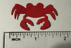 CRAB die cuts scrapbook cards