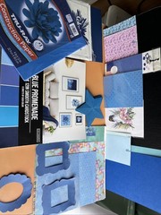 *Bulk* Blue Paper Scrapbooking, Project, Crafting Paper