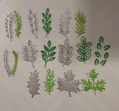Versatile Leaf Cutting Dies Set – 8 Pcs for Elegant Card Making & Scrapbooking