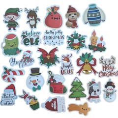 STICKER PACK – Pack #26 – 25 Pieces – Christmas