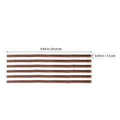 50Pcs Reusable Natural Wood Sticks Coffee for DIY Craft Wood Branch Rustic Decor
