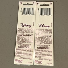 2 Packs Disney Snow White and the 7 Dwarfs Stickers Foil Shimmer Sandylion NIP