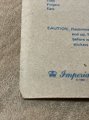 Vintage 80s Prism Twinkle Stickers Butterfly Sparkle Rainbow Unicorn Imperial