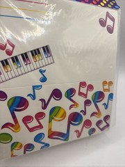 Lisa Frank Stickers & Stationery Vintage Postalettes Piano Music Notes NOS