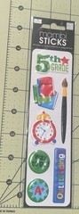 Me and My Big Ideas mambiSTICKS Puffy Stickers – 5th GRADE – 7 pcs