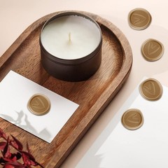 30pcs Love Wax Seal Stickers Self-Adhesive Wedding Invitation Envelope Seal