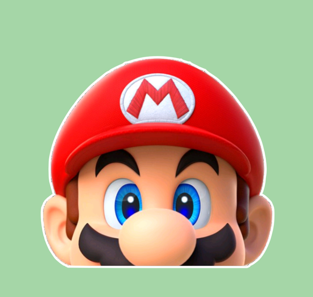 Super Mario Sticker Decal