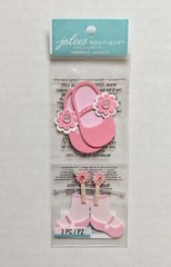RARE Jolee’s MINI Baby Girl Booties & Socks Scrapbooking Embellishments