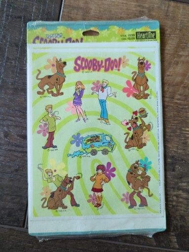 SCOOBY-DOO! Stickers Daphne Velma Fred Shaggy Vintage 90’s Heartline Hallmark