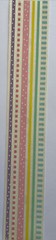 PASTEL Design Line Border Stickers (6pc)Mrs.Grossman’s•Stripes •Borders•Dots•
