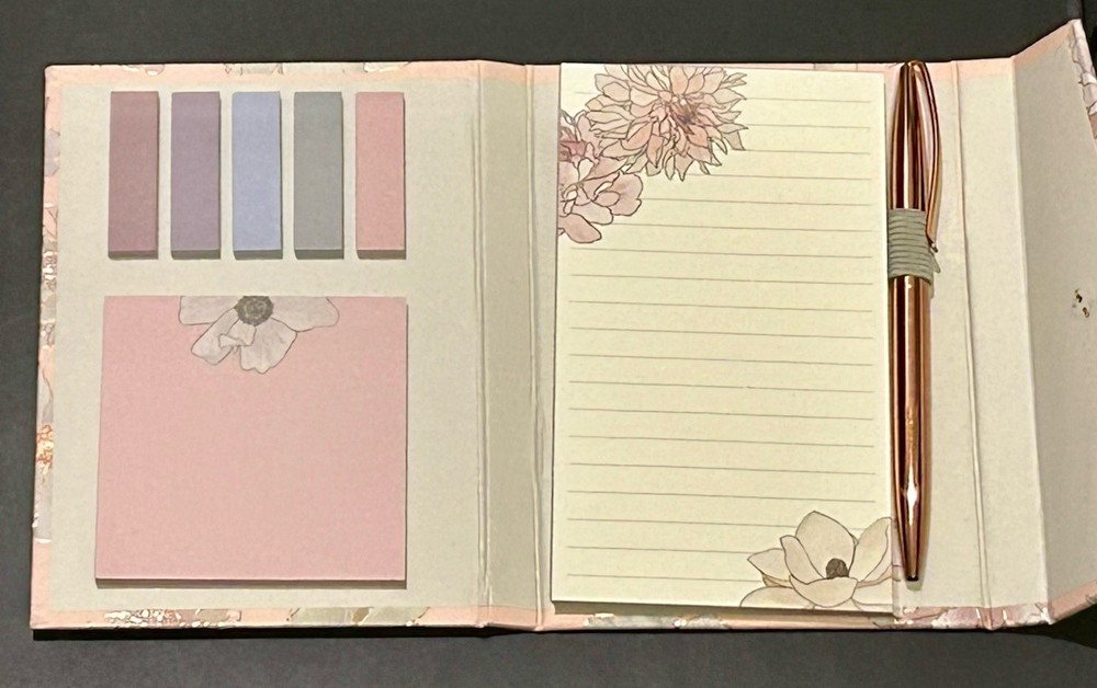 Erin Condren Hardcover Planner Notebook: Pen, Sticky Notes & Notepad